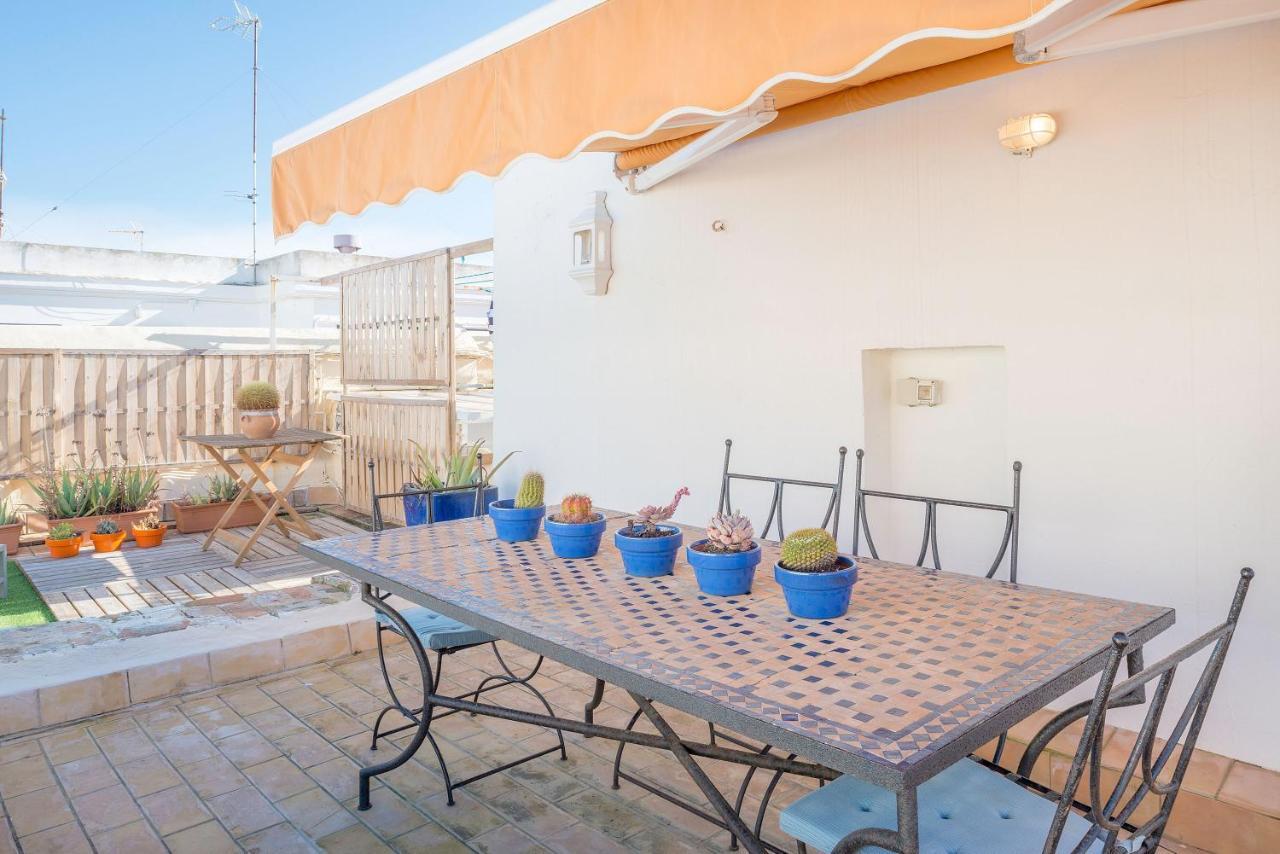 Ferienwohnung Atico En El Centro Con Terraza Cádiz Exterior foto